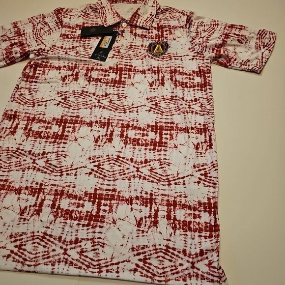 NWT Atlanta United FC Soccer Men's Antigua Golf Polo Shirt Medium New With Tags - Picture 6 of 7